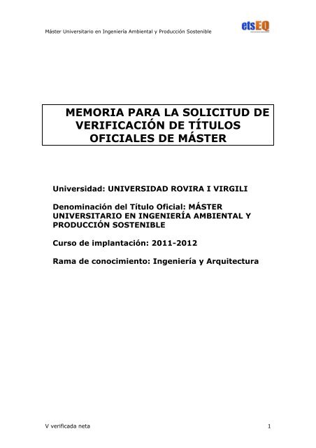 Master En Ingenieria De Procesos Quimicos Y Desarrollo Sostenible