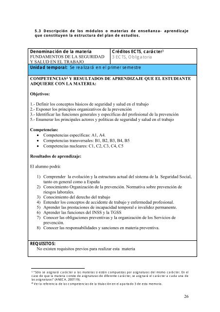 memoria para la solicitud de verificación de títulos oficiales - etsEQ ...