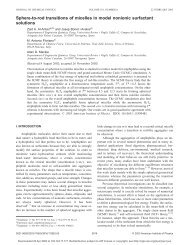 Sphere-to-rod transitions of micelles in model nonionic surfactant ...