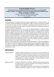 Programa detallado del curso “El desarrollo de las ... - etsEQ