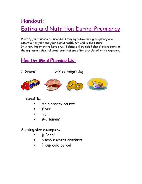 Nutritional Needs During Pregnancy