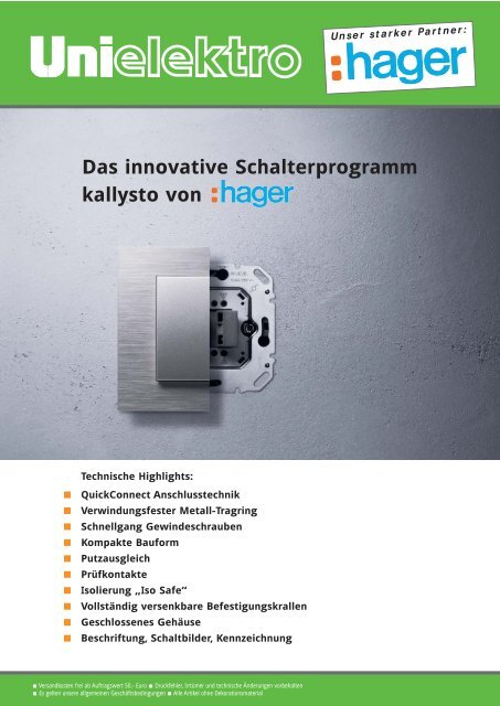 Von Profis für Profis. Der Hager Service für Sie. - As-Elektrotechnik