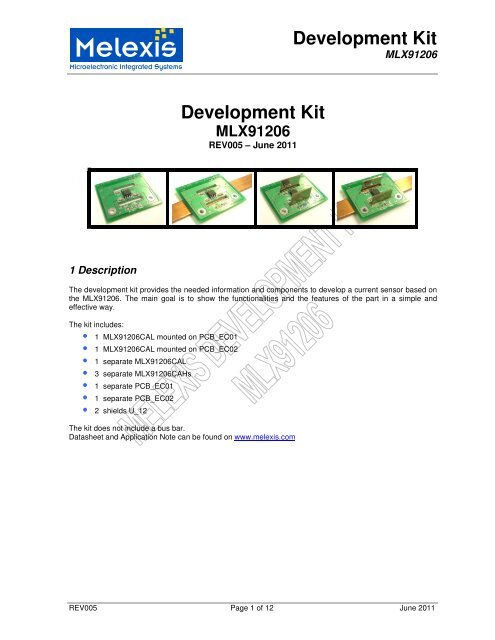Development Kit Development Kit - Melexis