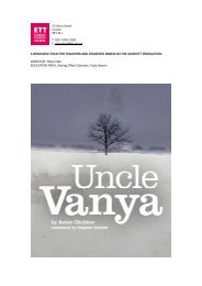 Download Uncle Vanya Education Pack - English Touring Theatre