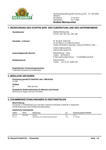 BioBlatt Mehltaumittel.pdf - Neudorff