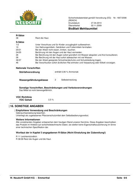 BioBlatt Mehltaumittel.pdf - Neudorff