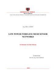 low power wireless mesh sensor networks - Facultatea de ...