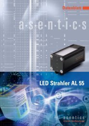 Bestellstruktur Bestellinformation LED Strahler AL 55 - Asentics