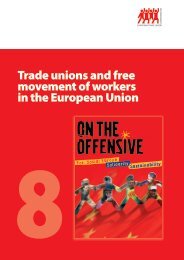 Trade unions and free movement of workers in the ... - ETUC