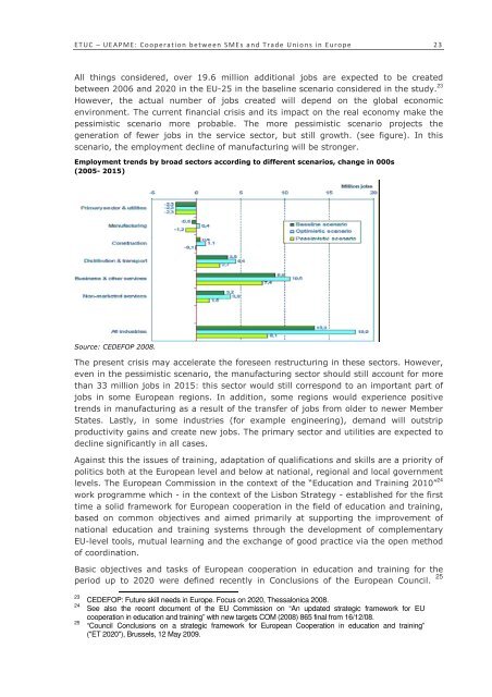 Cooperation between SMEs and trade unions in Europe on ... - ETUC
