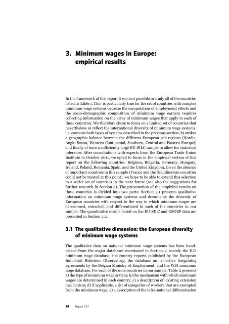 Who earns minimum wages in Europe - European Trade Union ...