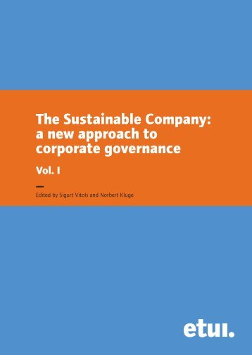 The Sustainable Company: a new approach to ... - ilera 2013