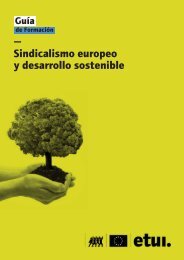 El desarrollo sostenible - European Trade Union Institute (ETUI)