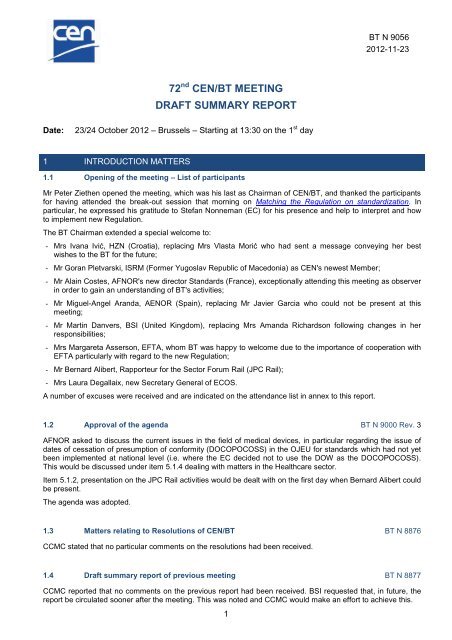 BT Meeting 9056 - European Trade Union Institute (ETUI)