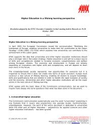 Higher Education in a lifelong learning perspective Resolution ...