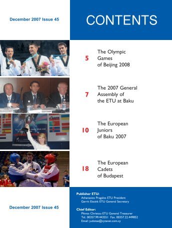 The ETU A - European Taekwondo Union
