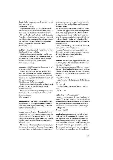 Woordenboek van neologismen - Etymologiebank