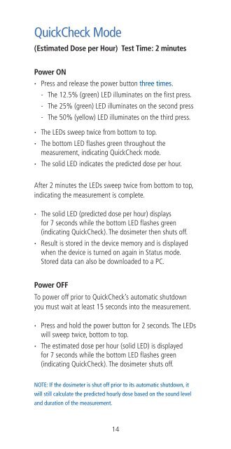 ER-200D Personal Noise Dosimeter with Data Logging User Manual