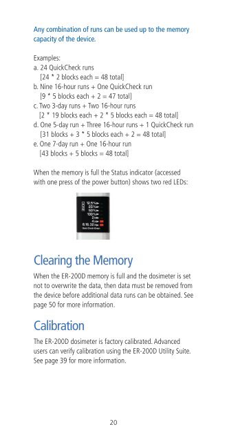 ER-200D Personal Noise Dosimeter with Data Logging User Manual