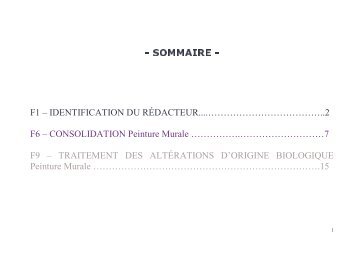 2 F6 – CONSOLIDATION Peinture Murale - Eu-ARTECH