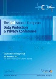 Data Protection & Privacy Conference - Eu-ems.com