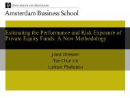 Estimating the Performance and Risk Exposure of Private Equity ...