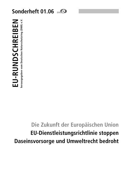 EU-Dienstleistungsrichtlinie stoppen - EU-Koordination