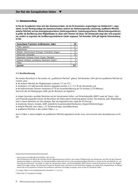 DNR EU-Rundschreiben Sonderteil - EU-Koordination