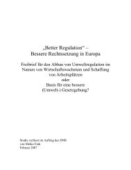 „Better Regulation“ – Bessere Rechtssetzung in ... - EU-Koordination