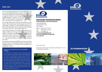 Flyer - EU-Koordination