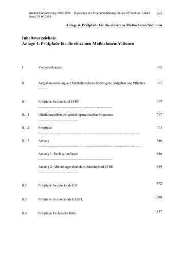 Prüfpfad - EU-Förderung des Naturschutzes 2007 bis 2013