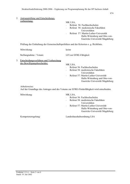 Prüfpfad - EU-Förderung des Naturschutzes 2007 bis 2013