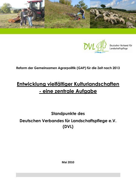 Entwicklung vielfältiger Kulturlandschaften - EU-Förderung des ...