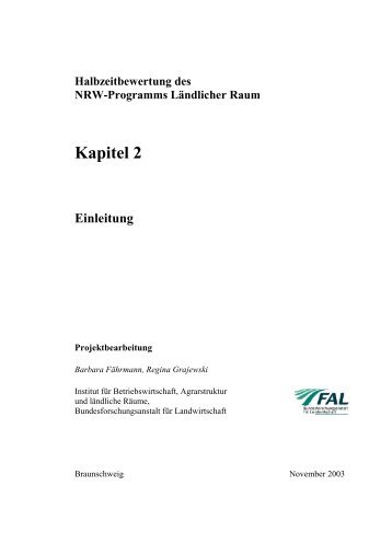 Kapitel 2 - EU-Förderung des Naturschutzes 2007 bis 2013