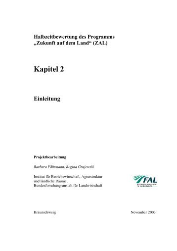 Kapitel 2 - EU-Förderung des Naturschutzes 2007 bis 2013