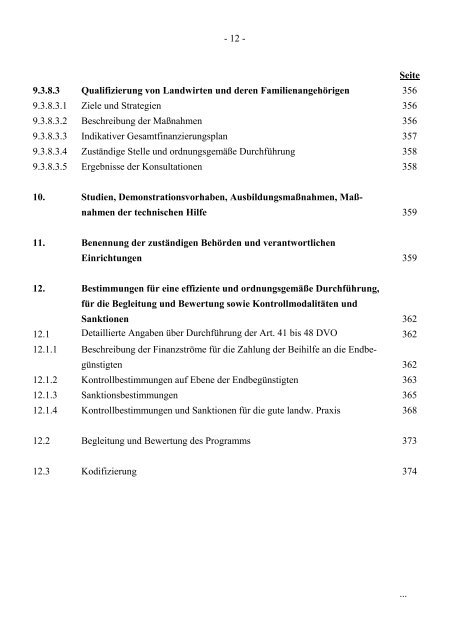 Plan zur Förderung der Entwicklung des ländlichen Raumes in ...