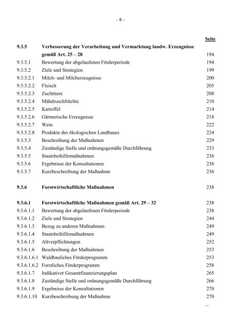 Plan zur Förderung der Entwicklung des ländlichen Raumes in ...