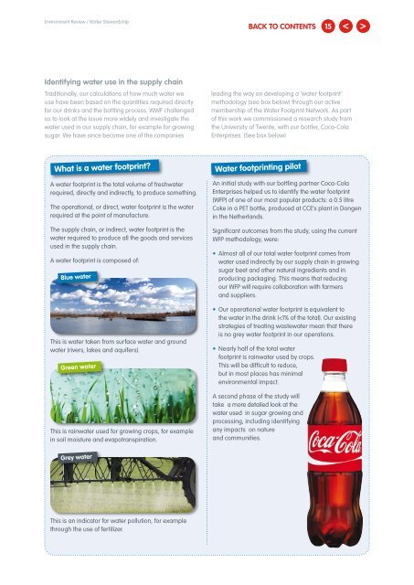 Environment Review - The Coca-Cola Company