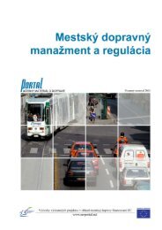 2. Dopravný manažment a regulácia - PORTAL - Promotion of ...