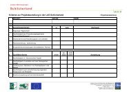 Kriterien zur Projektbeurteilung in der LAG Schilcherland