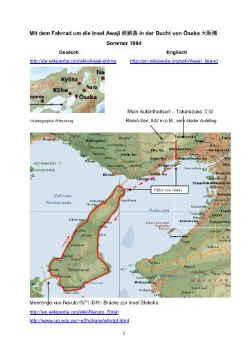 Mit dem Fahrrad um die Insel Awaji 淡路島in der Bucht ... - EU-RO-NI