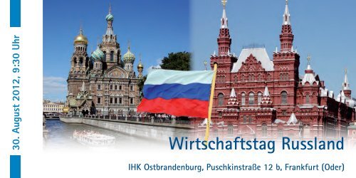 Flyer Wirtschaftstag Russland