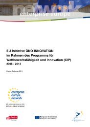 EU-Initiative ÖKO-INNOVATION im Rahmen des Programms für ...