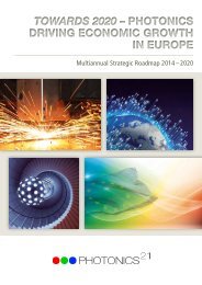 Photonics Driving Economic Growth in Europe - Photonics21