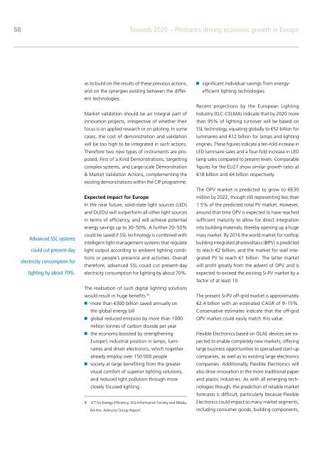 Photonics Driving Economic Growth in Europe - Photonics21