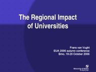 The Regional Impact of Universities - European University Association