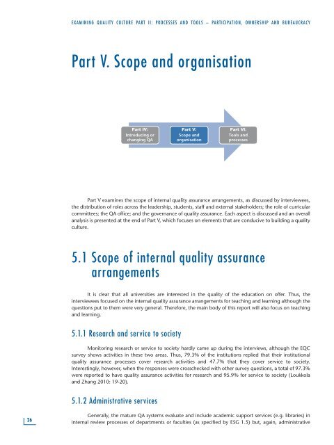 Examining Quality Culture Part II: - European University Association