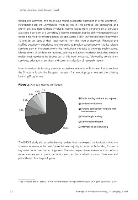 Beiträge zur Hochschulforschung - European University Association