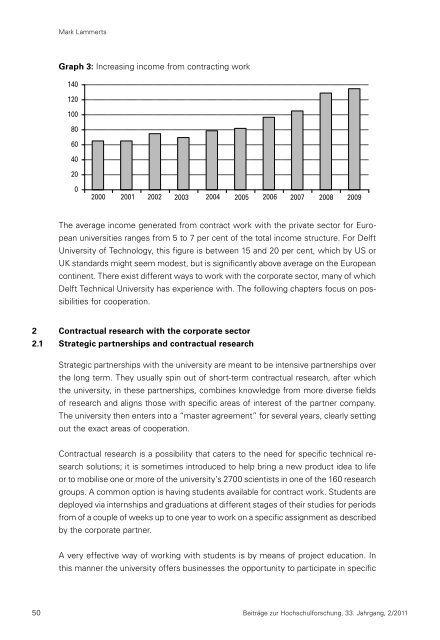 Beiträge zur Hochschulforschung - European University Association