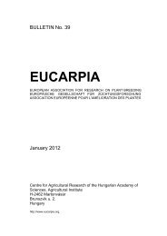 BULLETIN No - Eucarpia